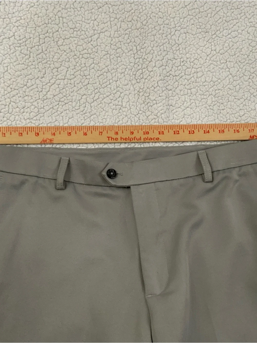 IZOD Golf Pants Men’s 36x32 Gray Pockets Flat Front Straight Leg Athletic